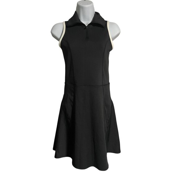 Sincerely Jules Active Womens Black Sleeveless A-Line Dress XS Golf Tennis - Picture 1 of 4